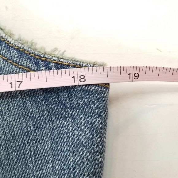 GAP 1969 Distressed Button Down Denim Jean Vest - Picture 15 of 15